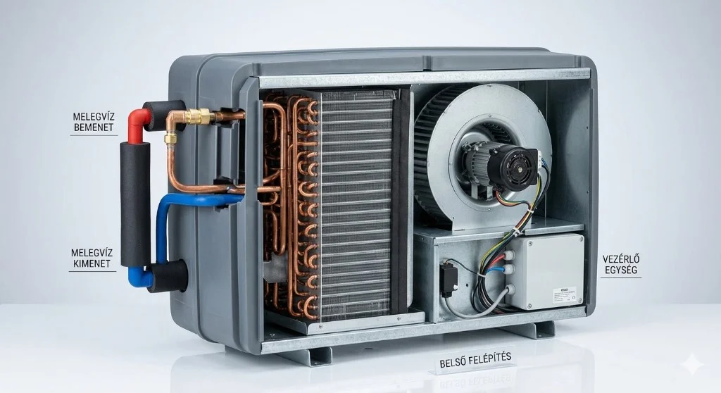 Egyenes sötétsugárzó 12 kW